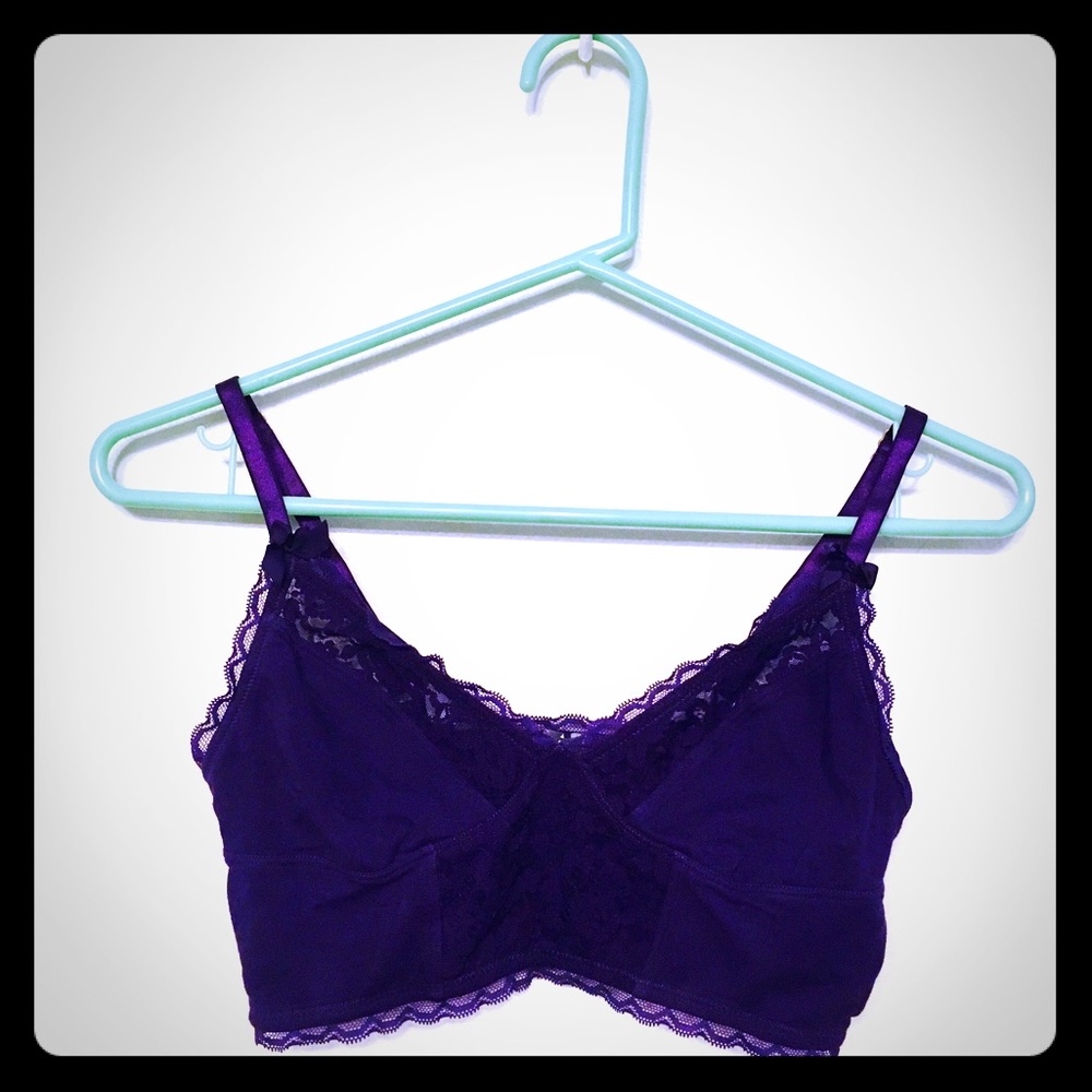 Aerie Purple Lace Bralette
